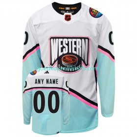 Custom 2023 All-Star Adidas Wit Authentic Shirt - Mannen